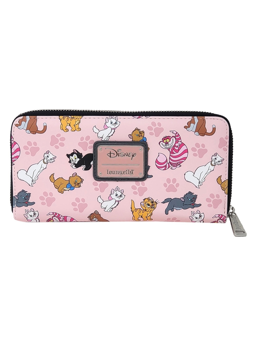 Disney x Loungefly Pink Cats Zip Wallet